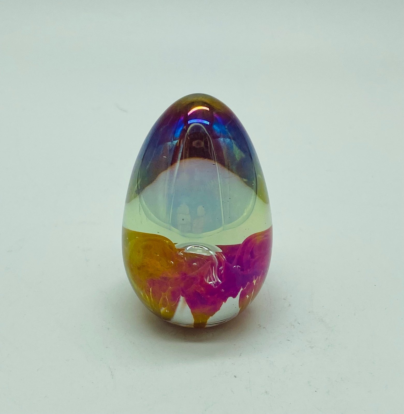 Vintage Mount Saint Helen paper weight signed MSH
