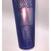 Disney World 50th Anniversary Starbucks Studded Tumbler Blue Purple WDW New