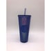Disney World 50th Anniversary Starbucks Studded Tumbler Blue Purple WDW New