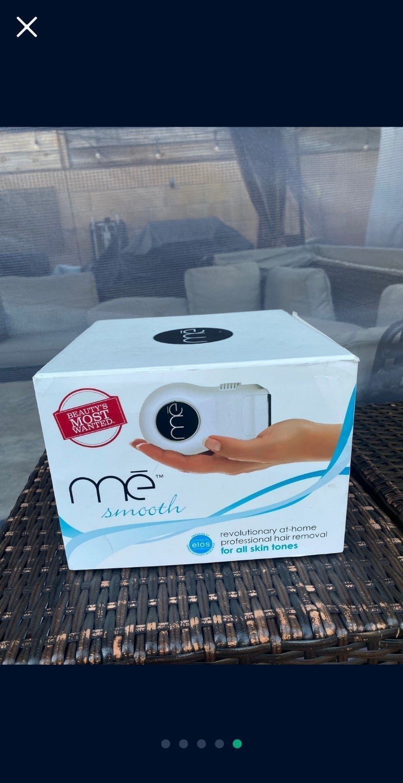 mē Smooth Permanent Hair Reduction Device