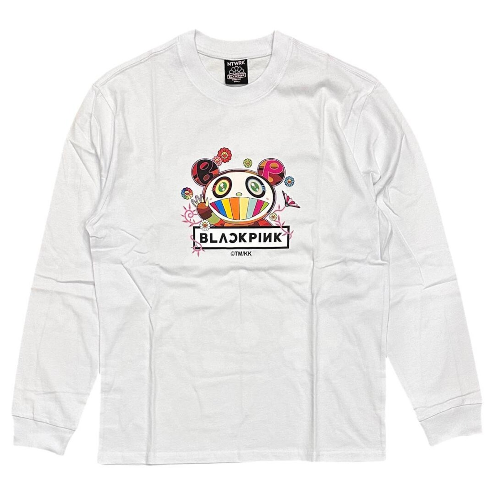 BLACKPINK Unisex X Takashi Murakami Panda Flower Long Sleeve Tee T-Shirt