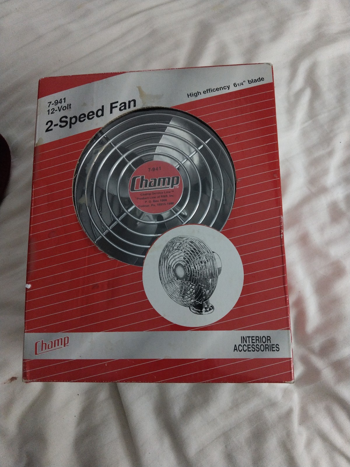 Champ 7-941 2 speed fan