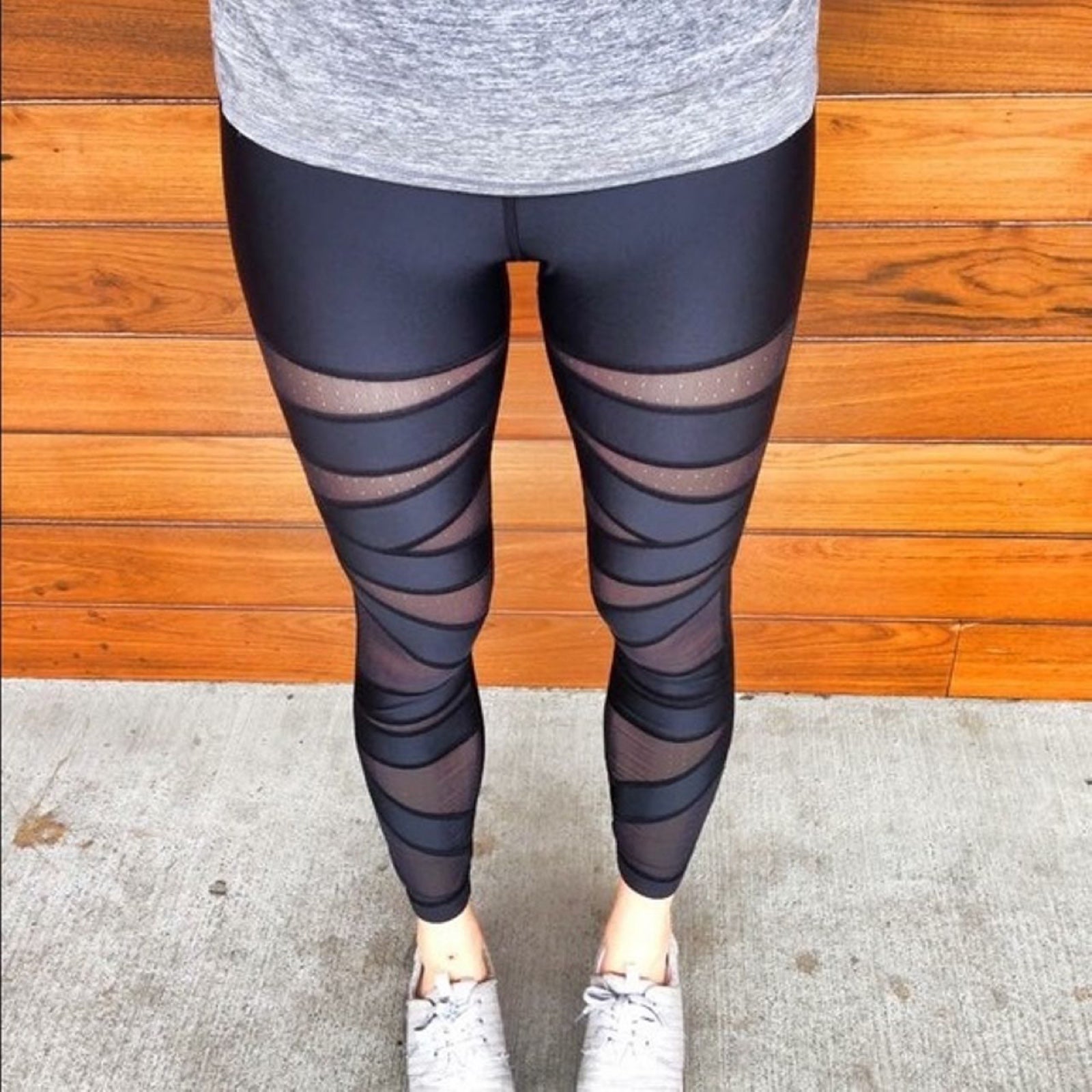 Lululemon High Rise Shine Mesh Dot Leggings 4