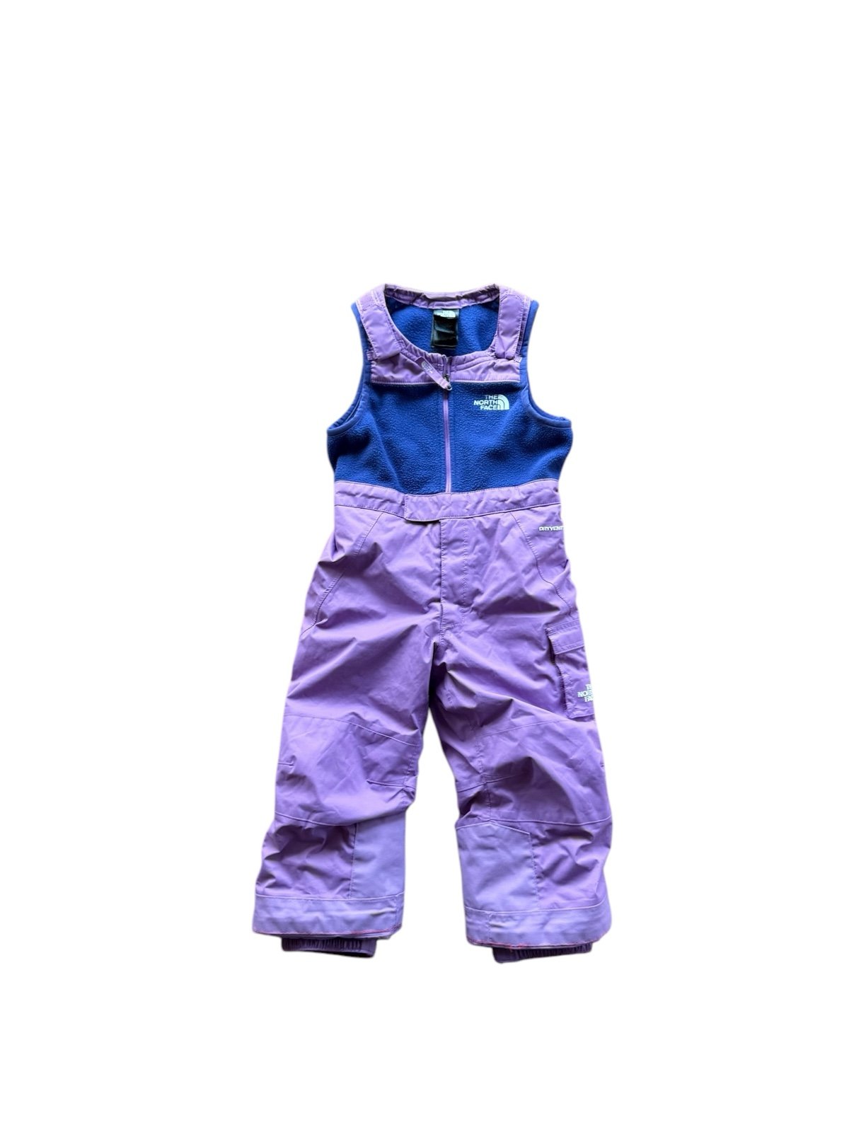 The North Face Purple Insulated Bib Snow Pants Size 2T Toddler Kids
