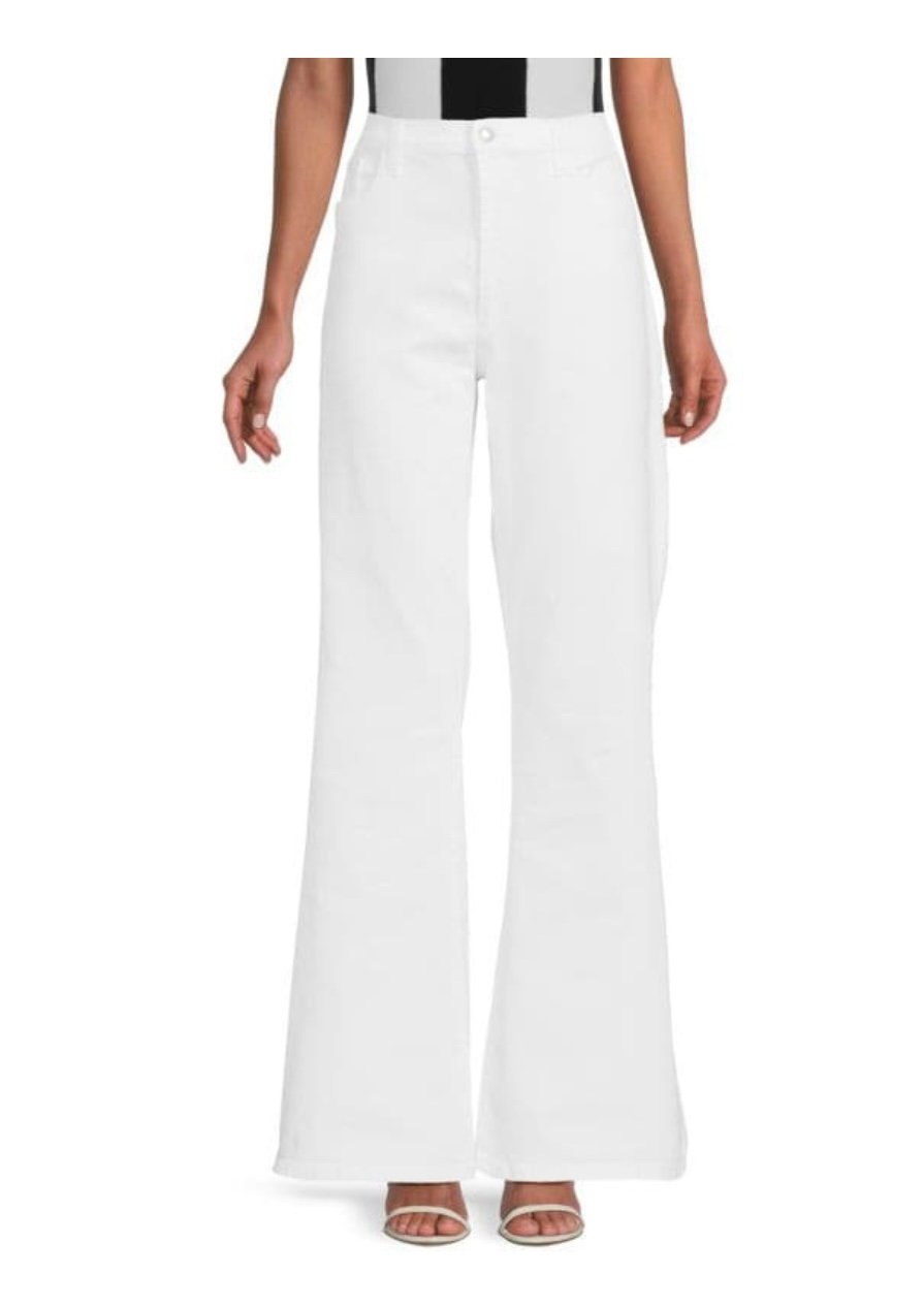 Joe's Jeans High Rise Flare Jeans Size 28 White, NEW MSRP 208