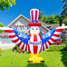 4th of July Patriotic Inflatable Outdoor Decorations, 6FT