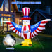 4th of July Patriotic Inflatable Outdoor Decorations, 6FT