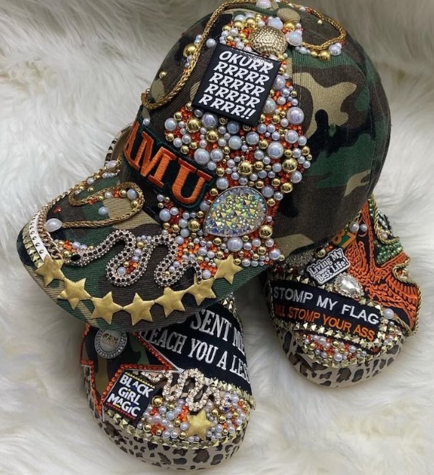 Customized Crocs with matching Hats Size5-11