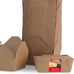 Food Containers Microwaveable Kraft Brown Take Out Boxes 45 oz (50 Pack)