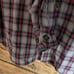 Carhartt Relaxed‎ Fit Gray And Red Plaid Button Down Size XL