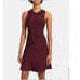 Theory NWT Bordeaux Marl Flare Knit Sleeveless Fit and Flare Dress Size XS