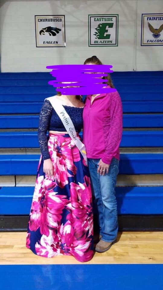 Two-Piece Prom Dress