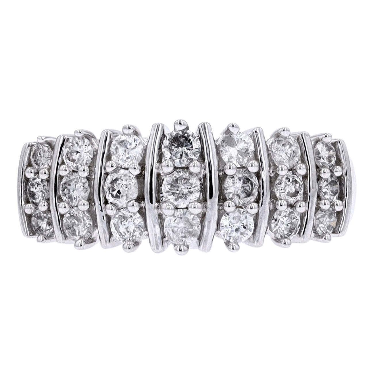 0.50 CT 10K White OR Yellow Gold Womens Natural Diamond Ring Size 7