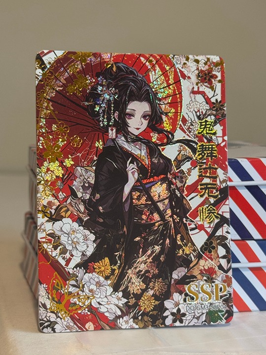 (T) Demon Slayer Lady Muzan SSP Rare Anime Doujin Waifu AGC CCG Card