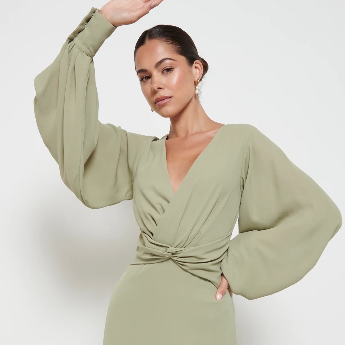 NWT Pretty Lavish Nellie Knot Maxi Bridesmaid Dress
