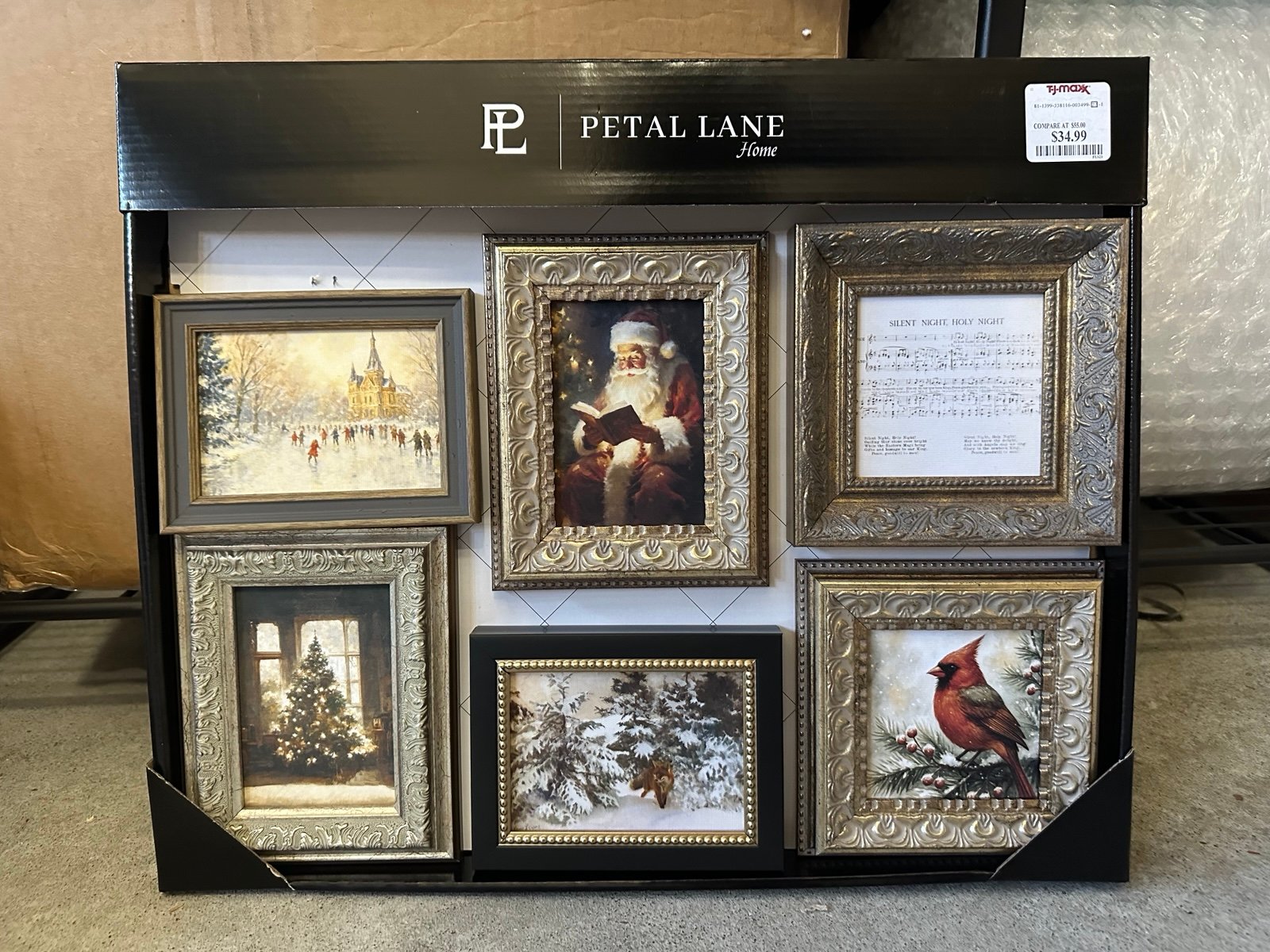 Viral Petal Lane Holiday Christmas Photo Art Set