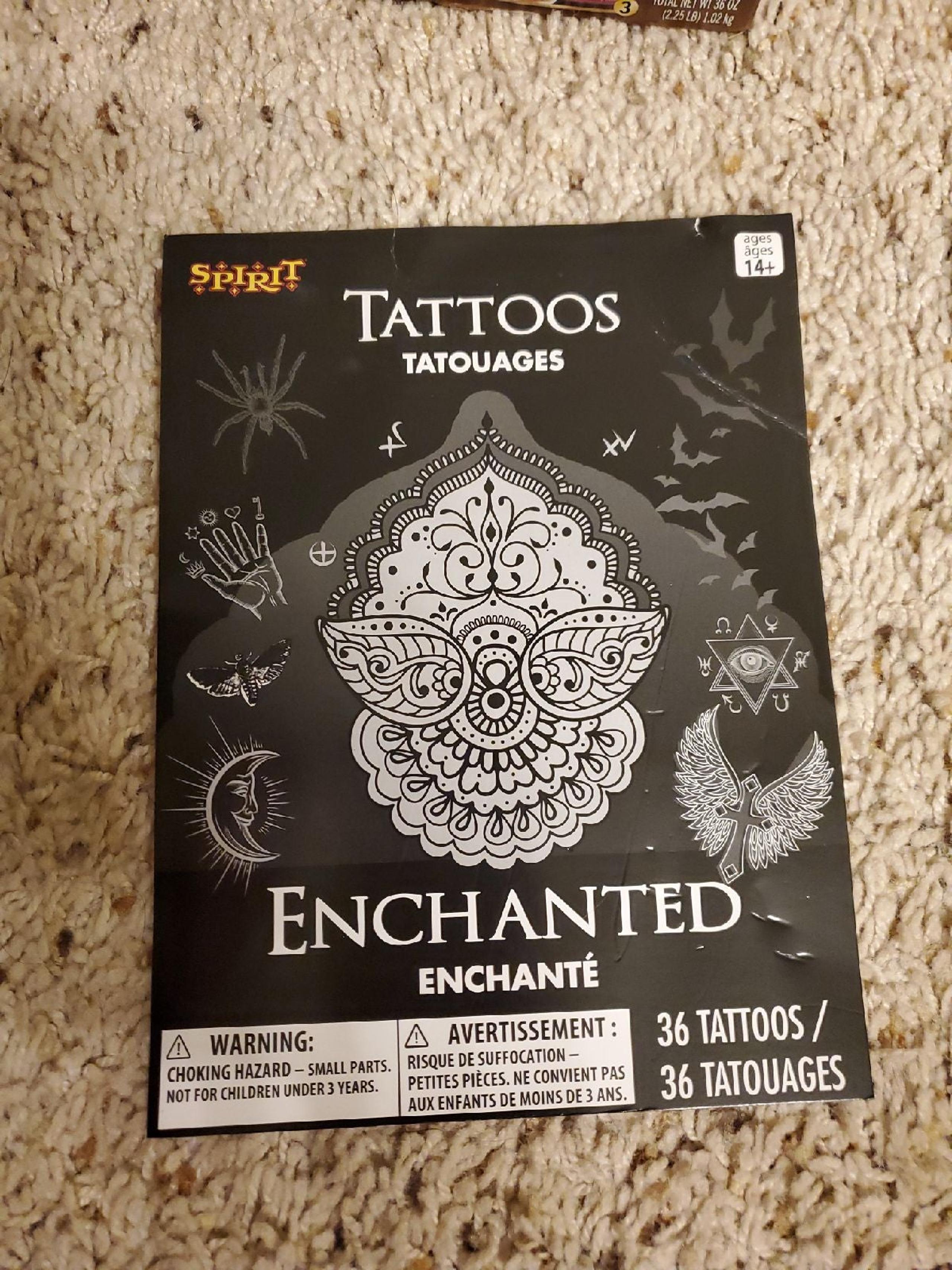 Temporary tattoos