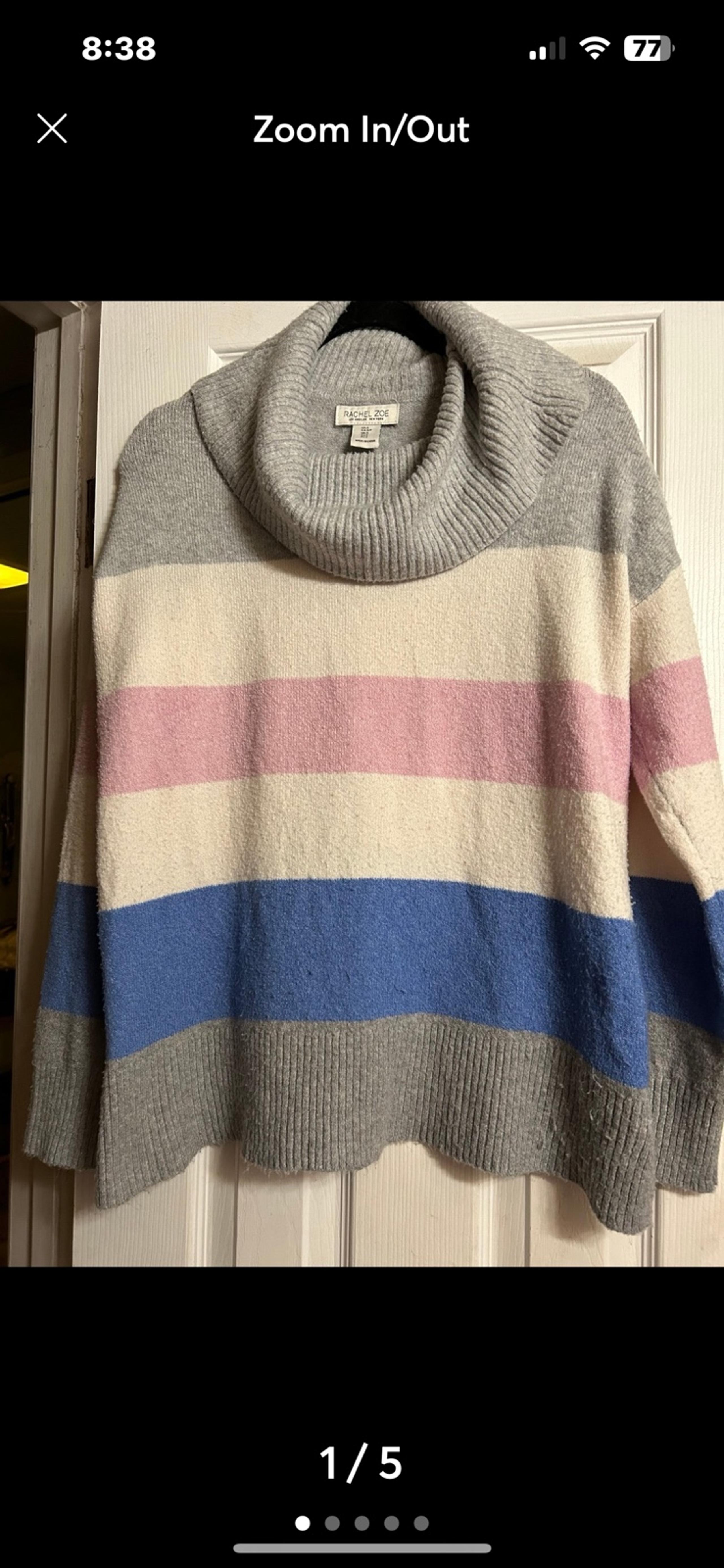 Cowl Neck Sweater - Rachel Zoe