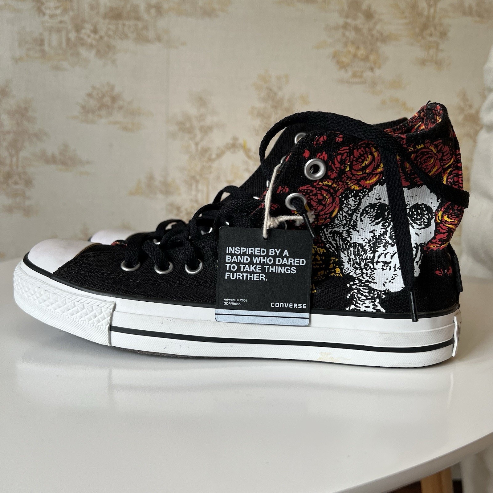 Converse Chuck Taylor Hi X Grateful Dead "Bertha" Size 6.5