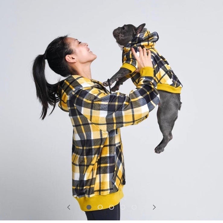 Spark Paws matching dog hoodie set