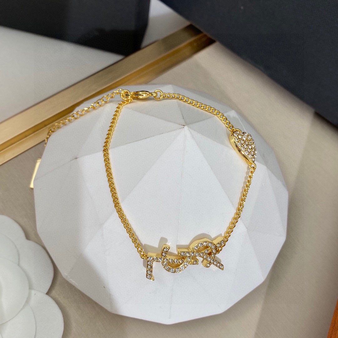 Saint Laurent alphabet bracelet
