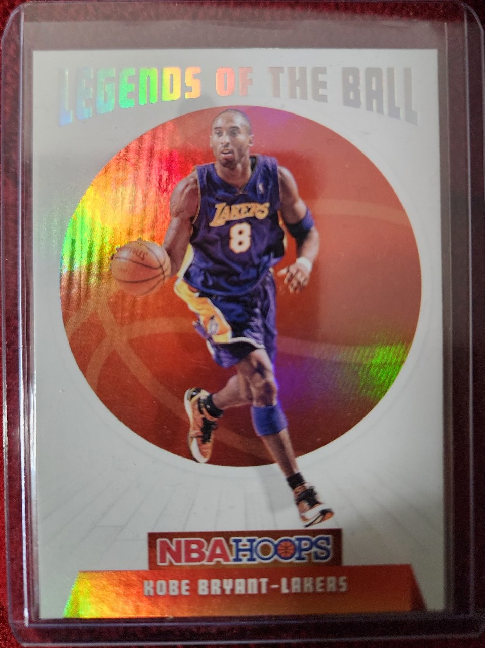 Kobe bryant refractor panini legends of the ball lakers nba basketball