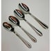 Hampton Silversmiths Glossy HSVI33 Stainless Flatware 4 serving Spoons