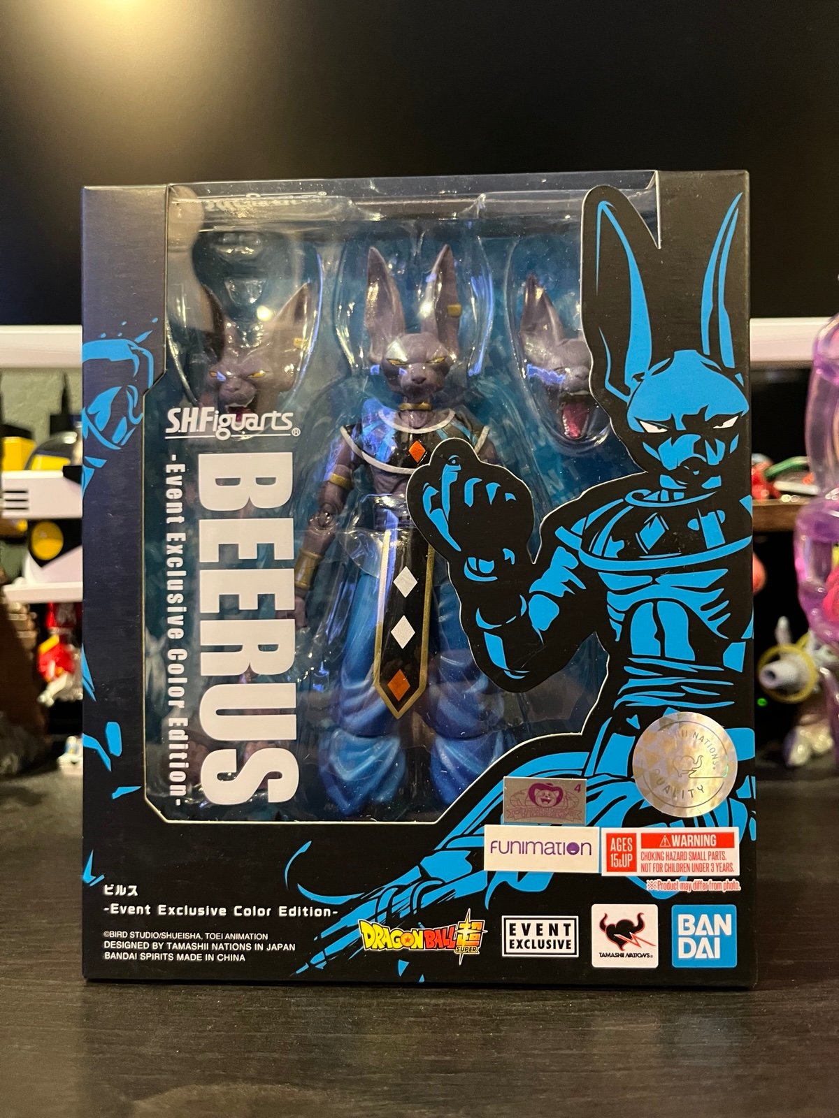 SH FIGUARTS BEERUS EVENT EXCLUSIVE COLOR EDITION Bandai Dragon Ball Z Super