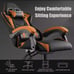Gaming Chair comfortable reclining different colors available by Bigzzia