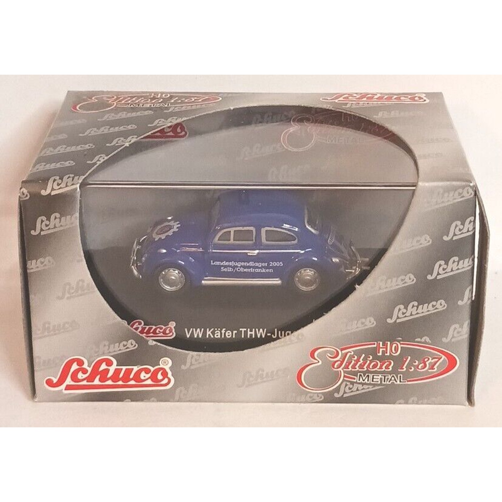 Schuco Volkswagon Beetle Police Kafer VW THW HO Edition 1:87 Factory Sealed
