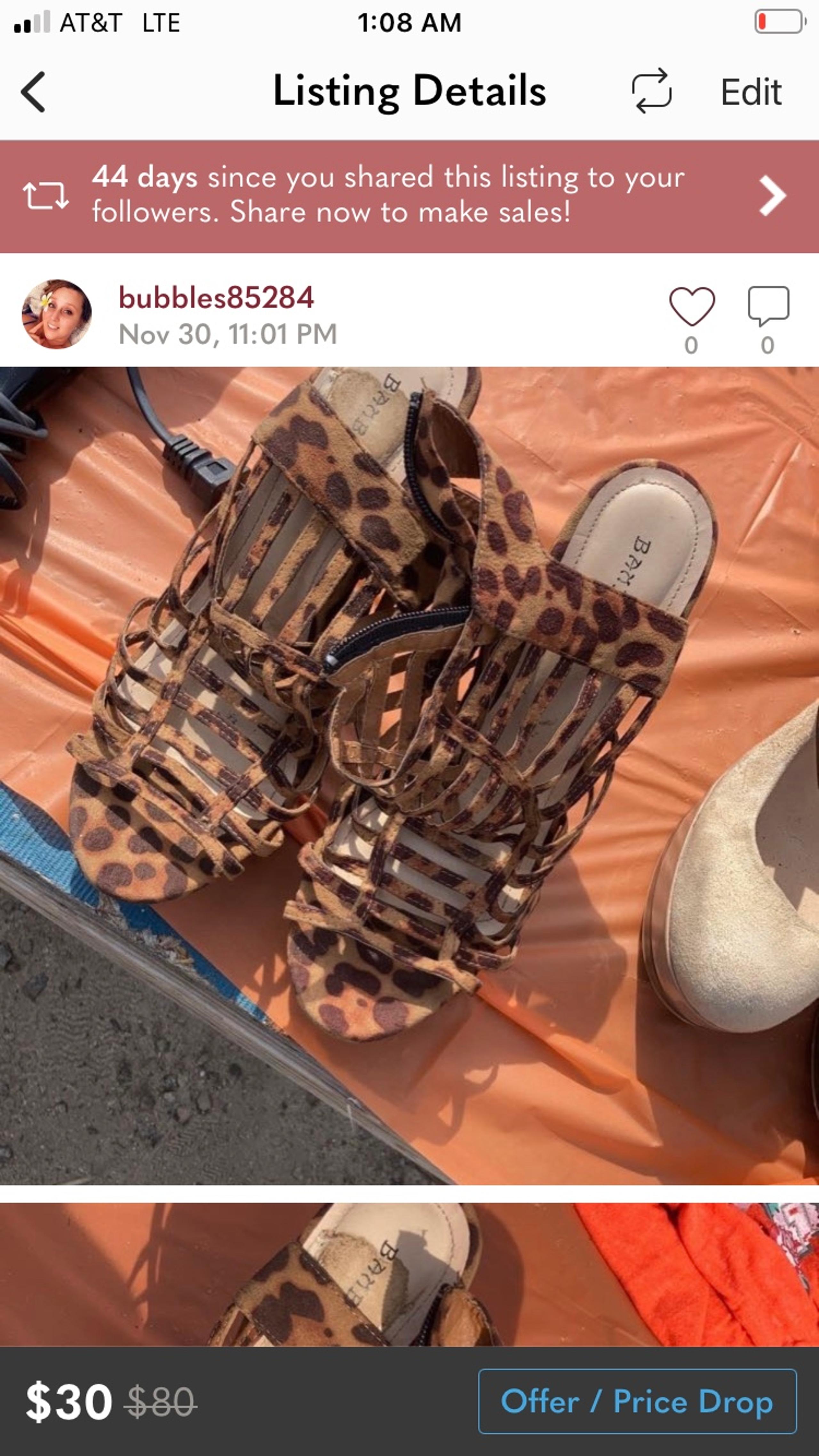 Leopard print wedges - Bayshore