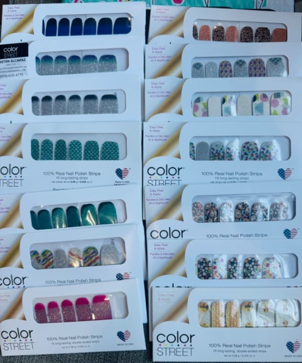 Color Street Retired Glitter Designs HTF Bundle / Lot