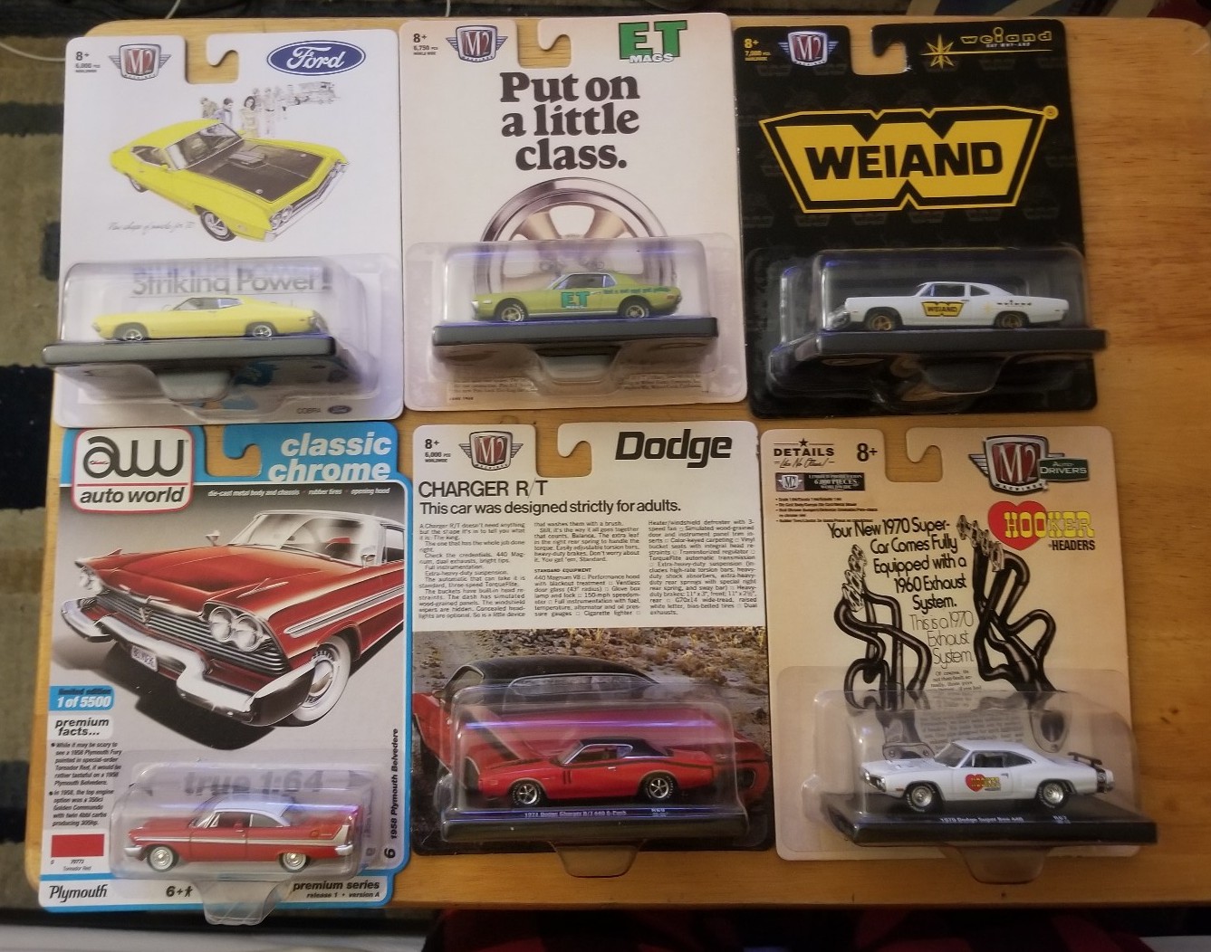 M2 machines toy car set of 9