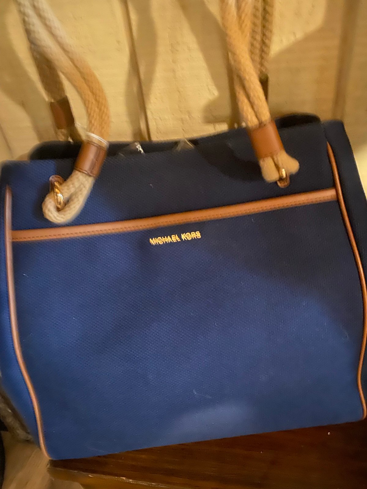 Michael Kors Acorn Leather Shoulder Bag