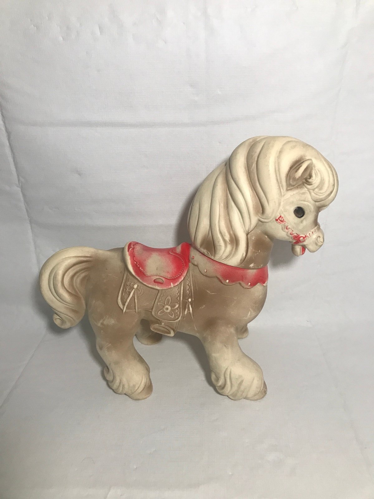 The Edward Mobley Co MCM 1960s Plastic Squeaky Toy Baby Horse Pony Vintage toy