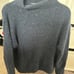 VINCE TEXTURED FUNNELNECK WOOL BLEND SWEATER IN FISHERMAN BLUE SZ Medium