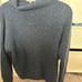 VINCE TEXTURED FUNNELNECK WOOL BLEND SWEATER IN FISHERMAN BLUE SZ Medium