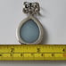 Sterling Silver 925 Chunky Druzy Omega Pendant