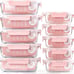 [10 Pack] Glass Meal Prep Containers, Food Storage Containers with Lids Airtight