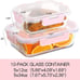 [10 Pack] Glass Meal Prep Containers, Food Storage Containers with Lids Airtight