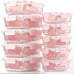 [10 Pack] Glass Meal Prep Containers, Food Storage Containers with Lids Airtight