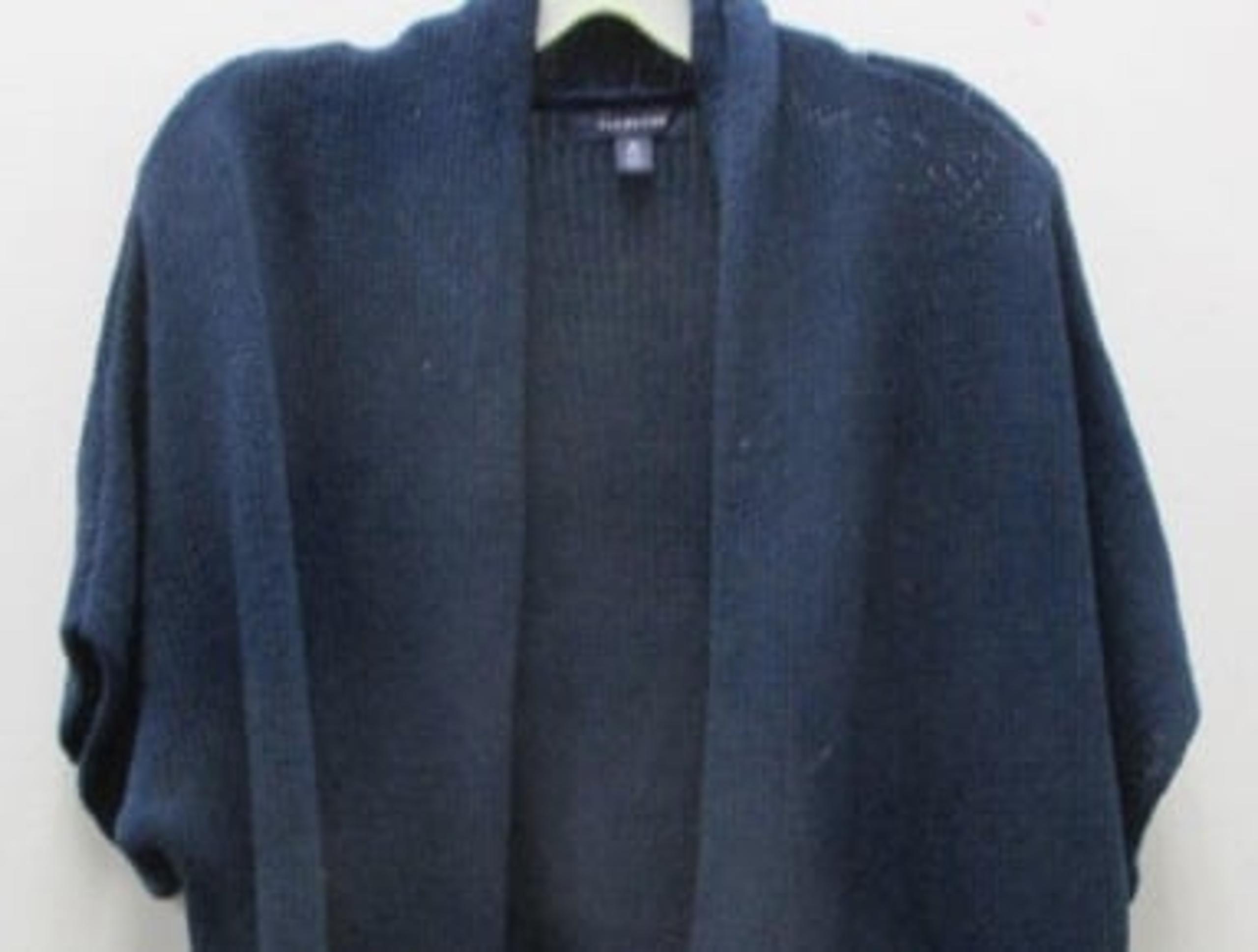 EUC Land's End Navy Women's Short Sleeve Cardigan M