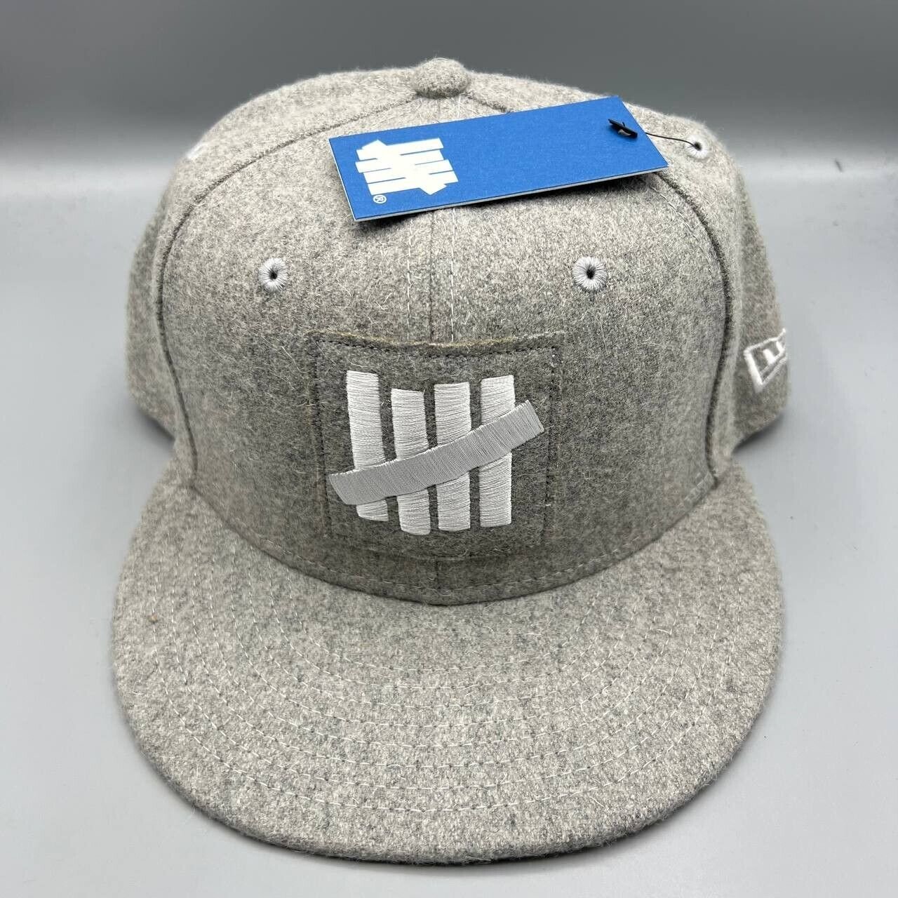 UNDEFEATED x NEW ERA 5 STRIKE (BLACK) (Size 7 1/2) FITTED
