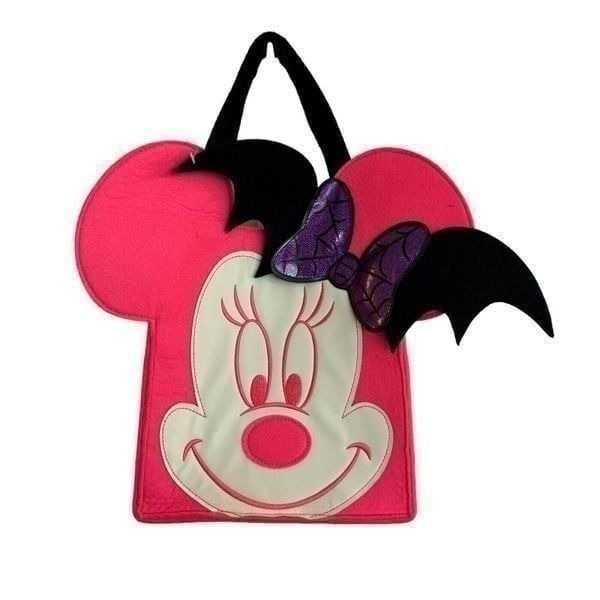 Disney Minnie Mouse Halloween Pink Glow-in-the-Dark Trick or Treat Candy Bag