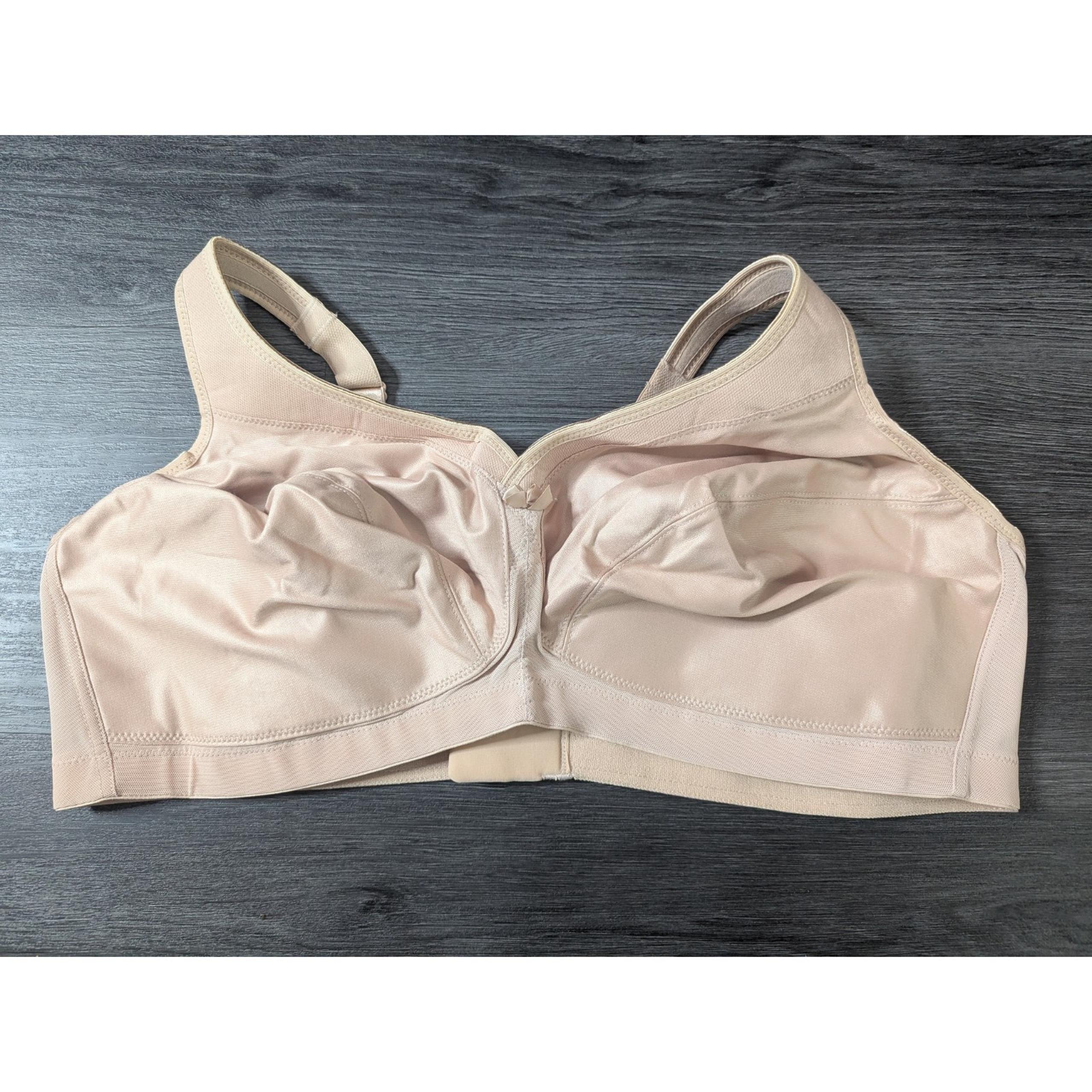 Glamorise Women's MagicLift Active Support Bra - 1005 46D Cafe NWOT