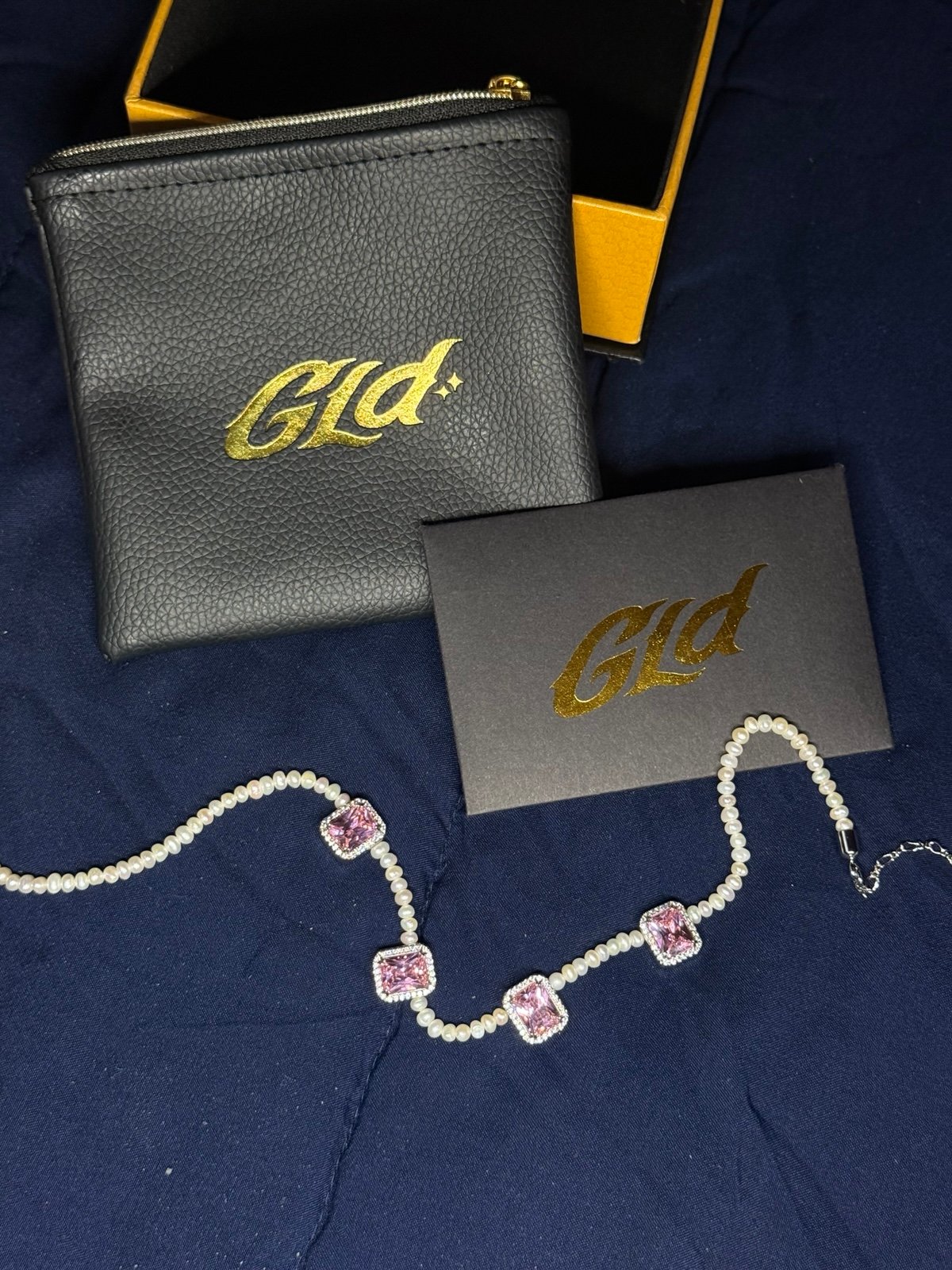 Pave Pink Pearl Chocker