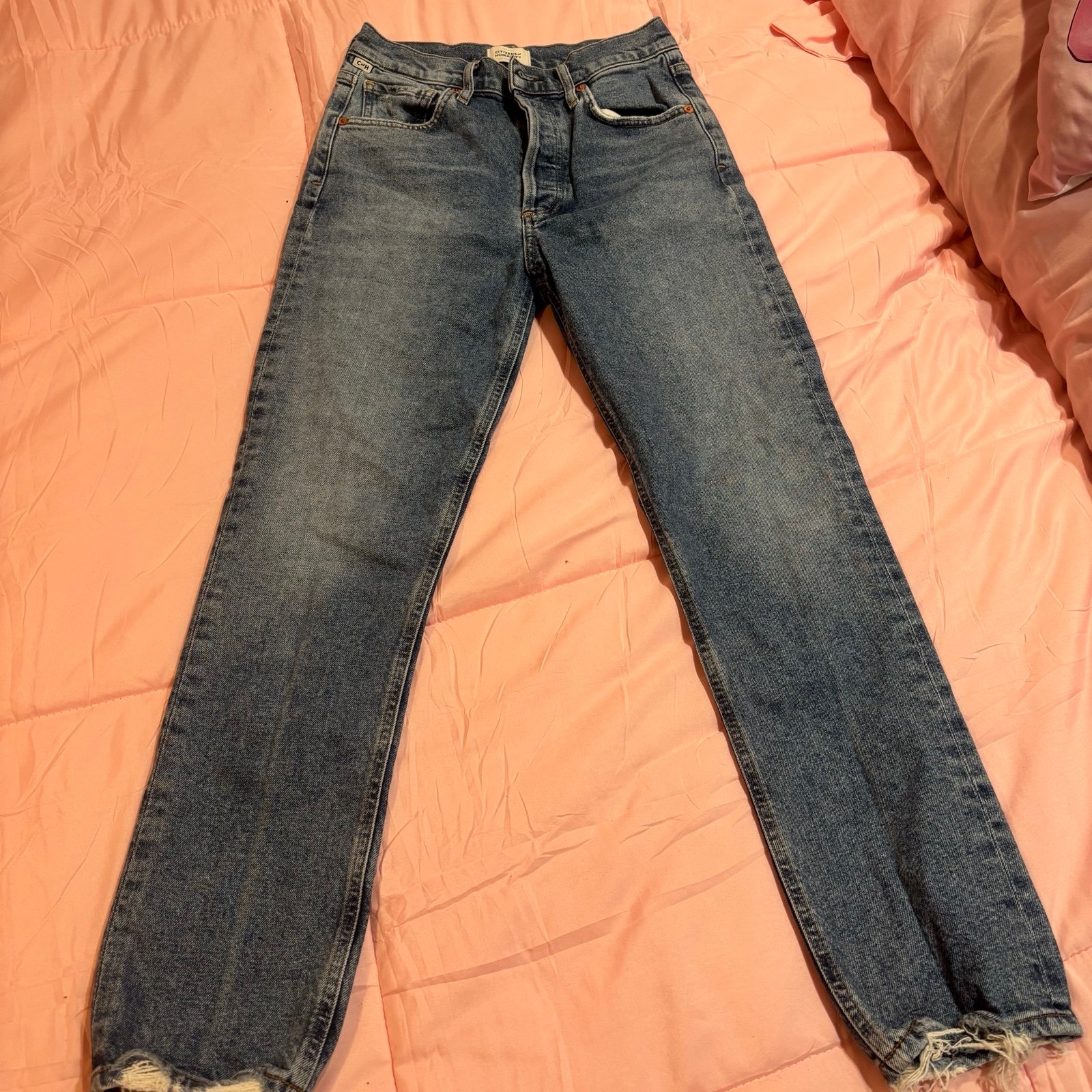 Citizens of Humanity Libby Relaxed Bootcut Jeans in Big Sky Size 24