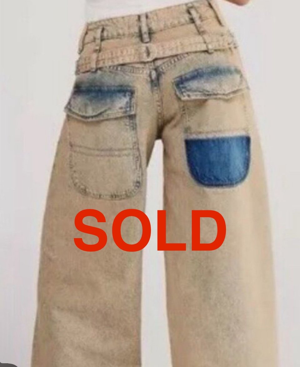 SOLD*** We the Free Waterfalls Baggy Wide Leg Jeans