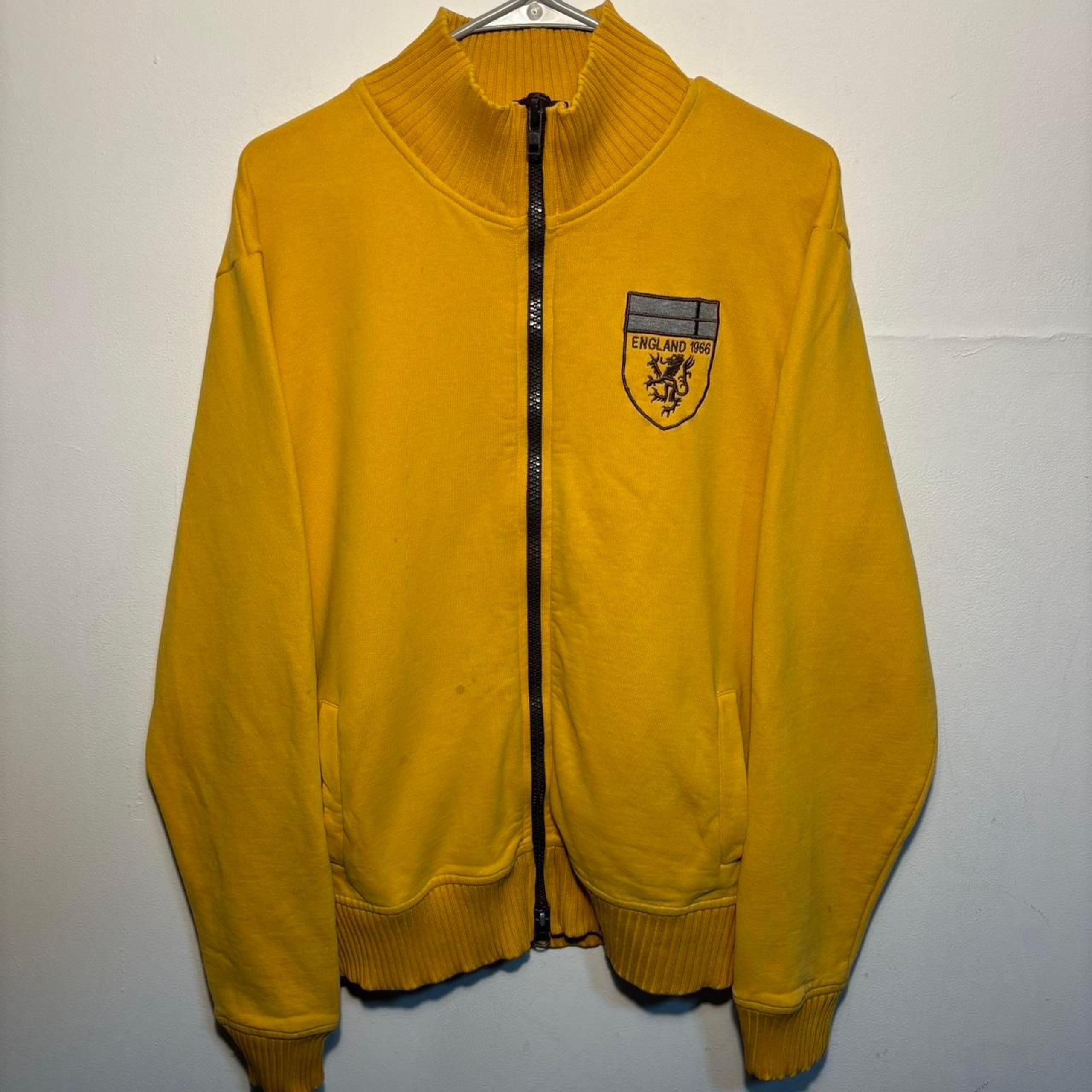 Early 2000s Ralph England Knitted Zip Up Sweatshirt