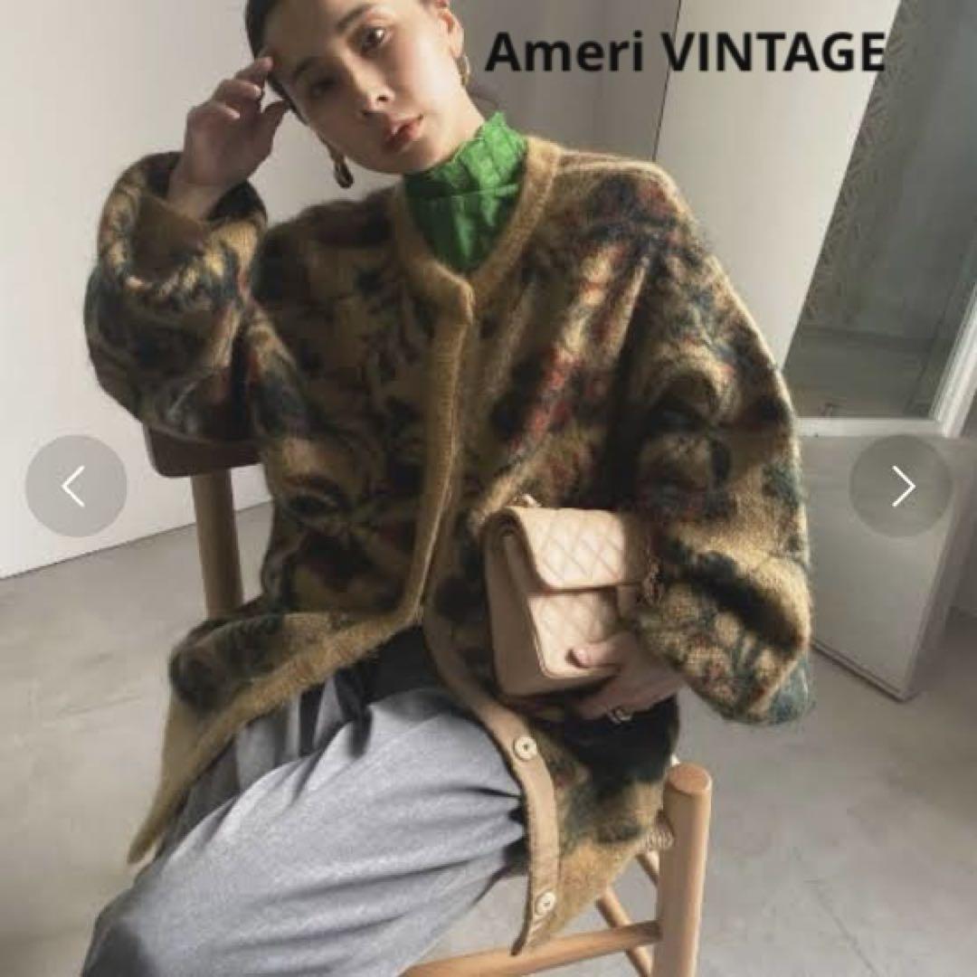 Ameri（アメリ）の「3WAY NOSTALGIC RUG KNIT（ニット/セーター